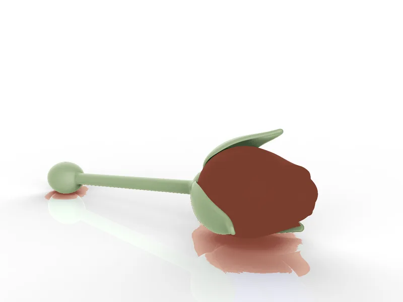 Slow Duo Whisper AB0160 rose massager — view 3